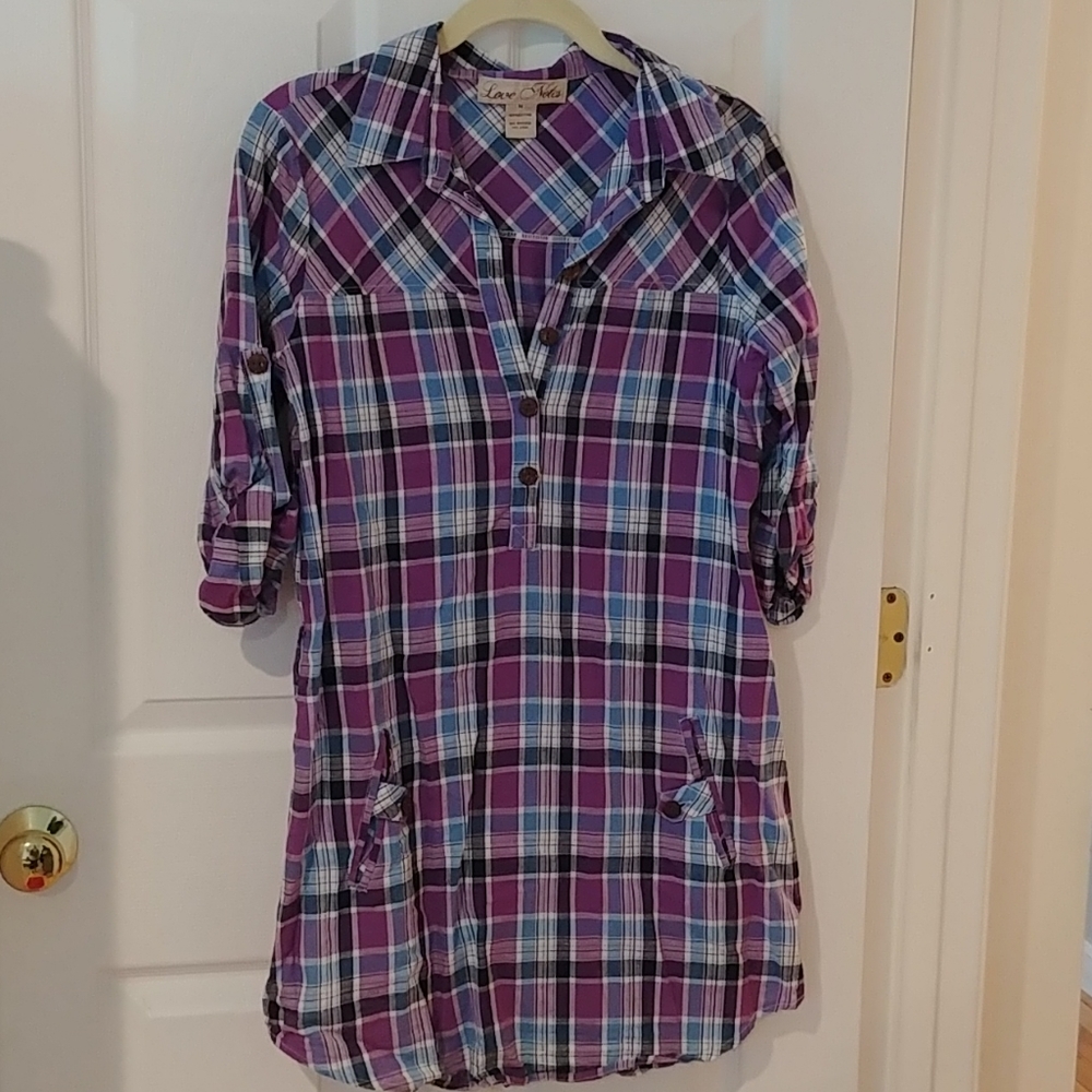Plaid dress Medium